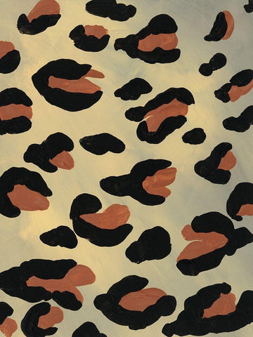 Of the Wild Patterns III White Modern Wood Framed Art Print with Double Matting by Moore, Regina