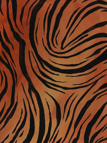 Of the Wild Patterns VII White Modern Wood Framed Art Print with Double Matting by Moore, Regina