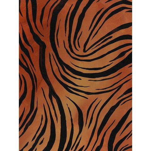Of the Wild Patterns VII Black Modern Wood Framed Art Print by Moore, Regina