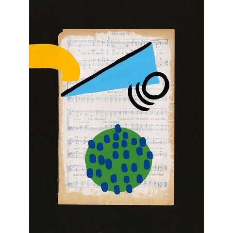 Vivid Order IV Black Modern Wood Framed Art Print by Moore, Regina