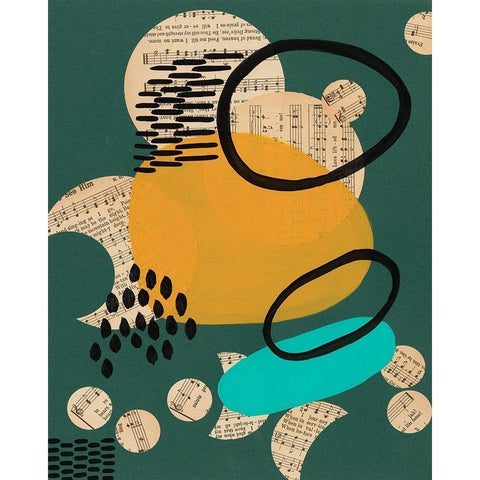 Contemporary Configuration II White Modern Wood Framed Art Print by Moore, Regina