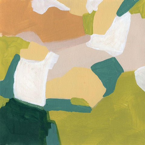 Field Survey III Gold Ornate Wood Framed Art Print with Double Matting by Vess, June Erica