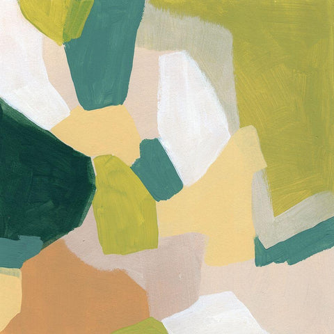 Field Survey IV White Modern Wood Framed Art Print by Vess, June Erica