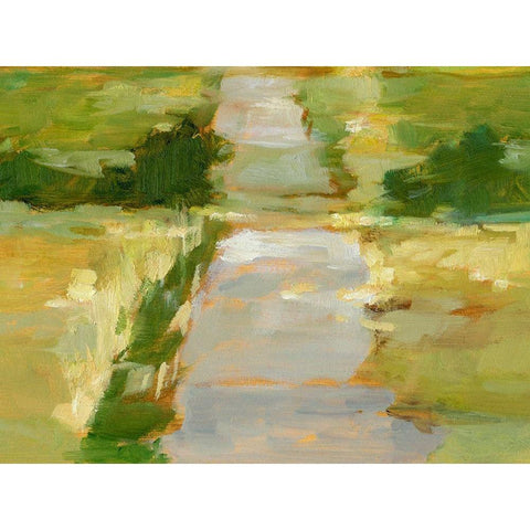 Over the Horizon I White Modern Wood Framed Art Print by Harper, Ethan