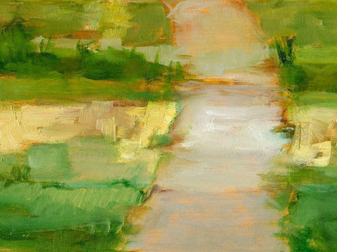 Over the Horizon II White Modern Wood Framed Art Print with Double Matting by Harper, Ethan