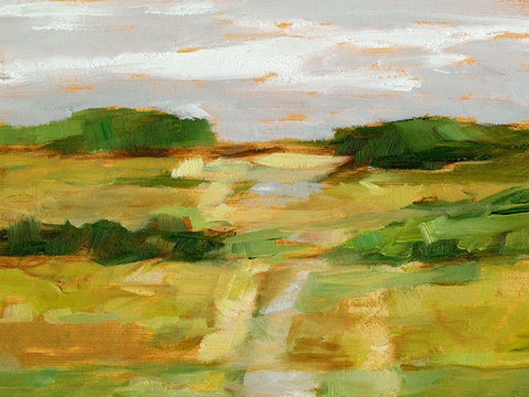 Over the Horizon IV White Modern Wood Framed Art Print with Double Matting by Harper, Ethan