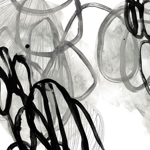 Cellular Journey IX Gold Ornate Wood Framed Art Print with Double Matting by Vess, June Erica