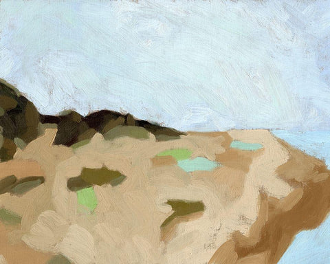 Puerto Balao I Black Ornate Wood Framed Art Print with Double Matting by Green, Jacob