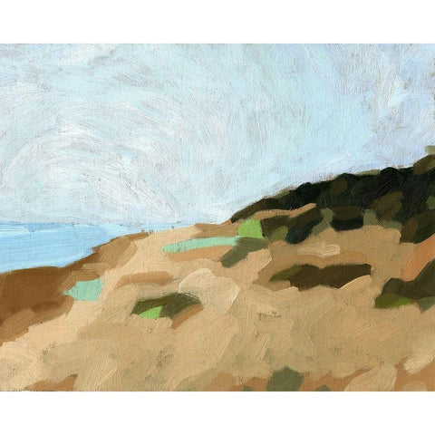 Puerto Balao II White Modern Wood Framed Art Print by Green, Jacob