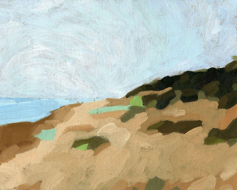 Puerto Balao II Black Ornate Wood Framed Art Print with Double Matting by Green, Jacob