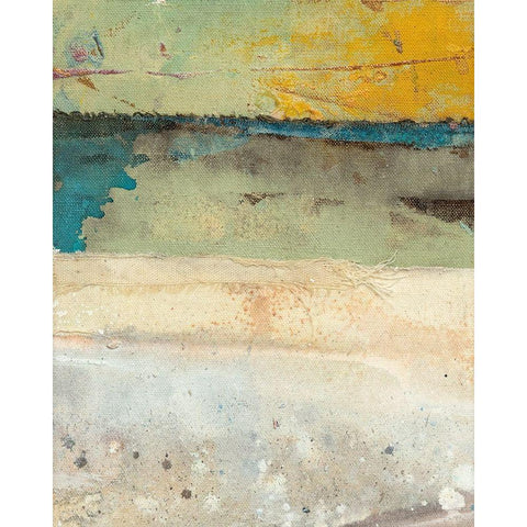 Broken to Beautiful 2 Black Modern Wood Framed Art Print with Double Matting by Ashley, Erin