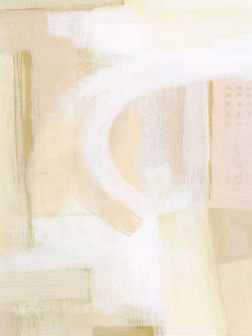 Urban Peach II White Modern Wood Framed Art Print with Double Matting by Popp, Grace