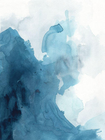 Wave Agate I Black Ornate Wood Framed Art Print with Double Matting by Vess, June Erica