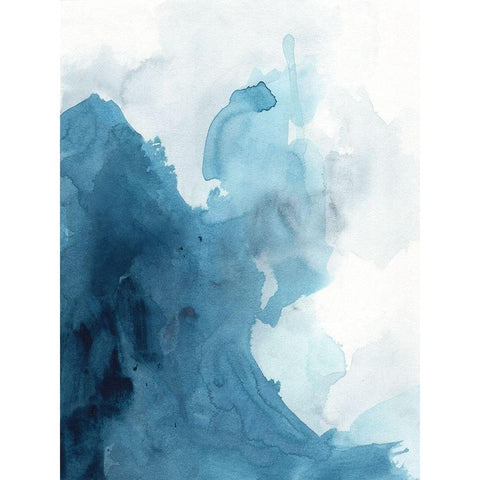 Wave Agate I Black Modern Wood Framed Art Print by Vess, June Erica