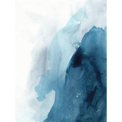 Wave Agate II Black Modern Wood Framed Art Print by Vess, June Erica