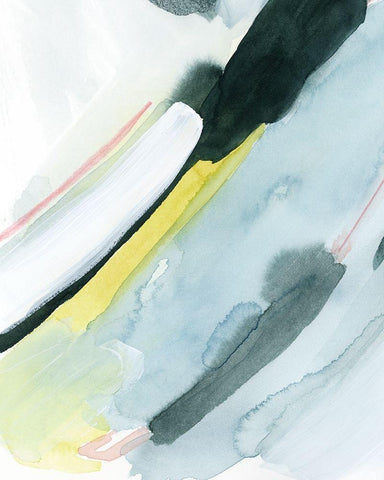 Pastel Sunrise III White Modern Wood Framed Art Print with Double Matting by Popp, Grace