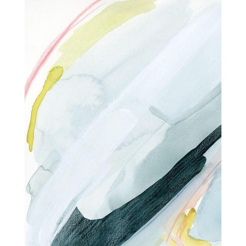 Pastel Sunrise IV Black Modern Wood Framed Art Print by Popp, Grace