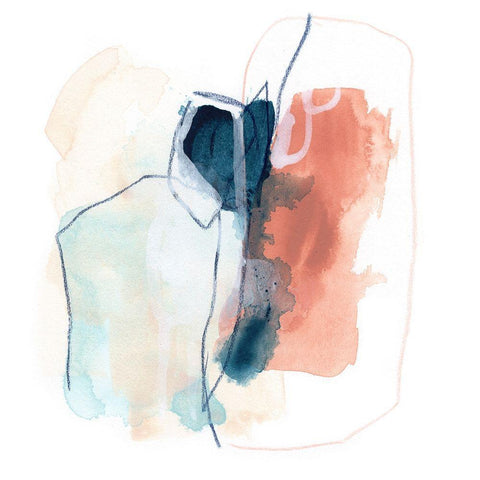 Rose Round III Black Ornate Wood Framed Art Print with Double Matting by Vess, June Erica