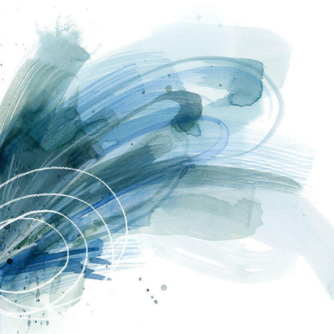 Cresting I Black Modern Wood Framed Art Print by Popp, Grace