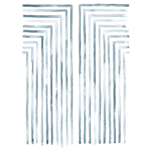 Divisions I White Modern Wood Framed Art Print by Lam, Vanna