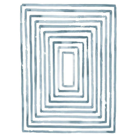 Divisions III White Modern Wood Framed Art Print by Lam, Vanna