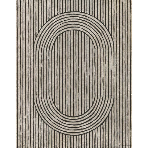 Cedar Grooves I White Modern Wood Framed Art Print by Lam, Vanna