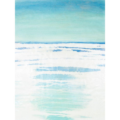 Outer Banks II White Modern Wood Framed Art Print by Lam, Vanna