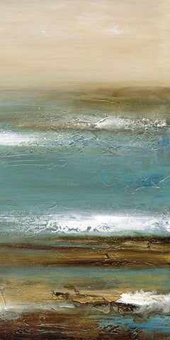 Lullaby I White Modern Wood Framed Art Print with Double Matting by Bramma, Lila