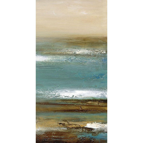 Lullaby I Black Modern Wood Framed Art Print with Double Matting by Bramma, Lila