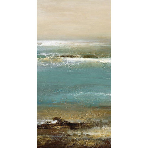 Lullaby II Black Modern Wood Framed Art Print by Bramma, Lila