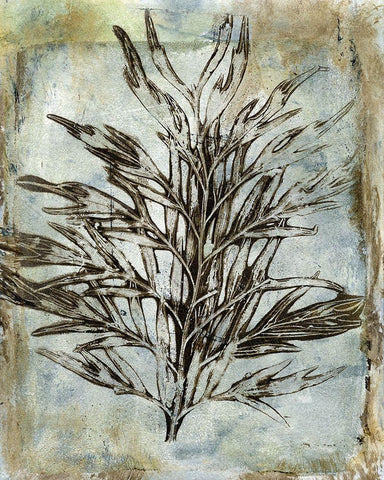 Presence of Nature III White Modern Wood Framed Art Print with Double Matting by Bramma, Lila