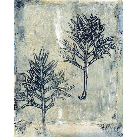 Presence of Nature IV Black Modern Wood Framed Art Print with Double Matting by Bramma, Lila