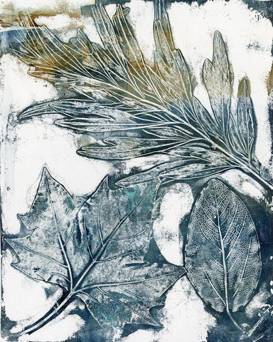 Presence of Nature VI White Modern Wood Framed Art Print with Double Matting by Bramma, Lila