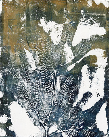 Presence of Nature VII White Modern Wood Framed Art Print with Double Matting by Bramma, Lila