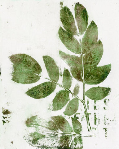 Presence of Nature X White Modern Wood Framed Art Print with Double Matting by Bramma, Lila