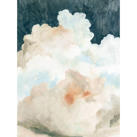 Dark Cumulus II Gold Ornate Wood Framed Art Print with Double Matting by Caroline, Emma