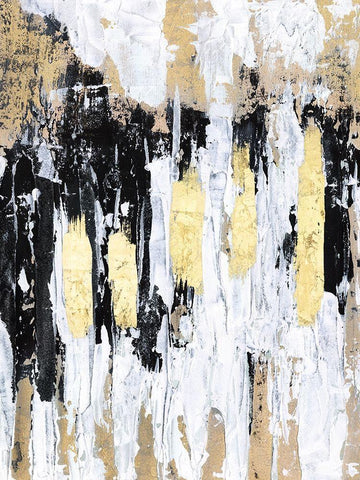 Gilded Compendium White Modern Wood Framed Art Print with Double Matting by Stramel, Renee W.