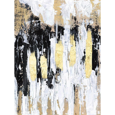 Gilded Compendium White Modern Wood Framed Art Print by Stramel, Renee W.