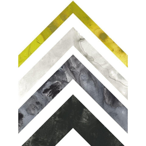 Geo Mobile I Black Modern Wood Framed Art Print by Vess, June Erica