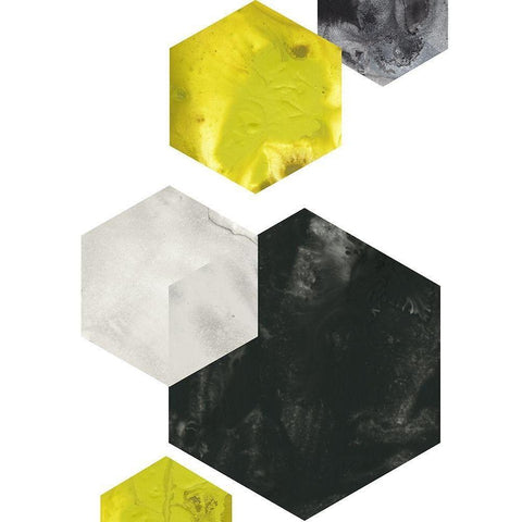 Geo Mobile IV White Modern Wood Framed Art Print by Vess, June Erica