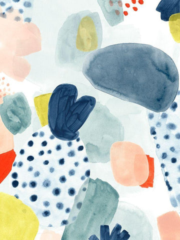 Frutti Misti II Black Ornate Wood Framed Art Print with Double Matting by Vess, June Erica