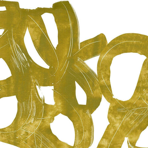 Olive Helix II White Modern Wood Framed Art Print by Vess, June Erica