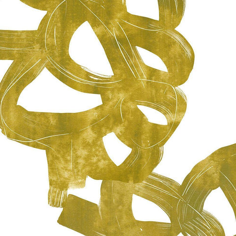 Olive Helix IV Black Ornate Wood Framed Art Print with Double Matting by Vess, June Erica