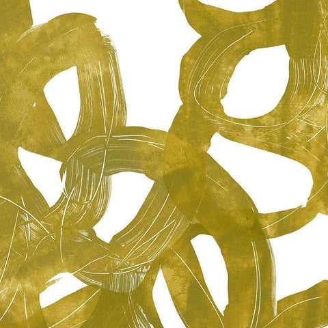 Olive Helix VIII White Modern Wood Framed Art Print by Vess, June Erica