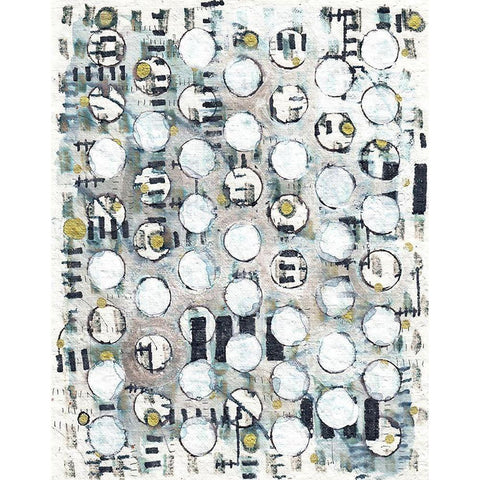 Glimmer Black Modern Wood Framed Art Print by Arbel, Lori