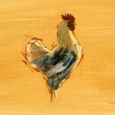 Early to Rise I Black Ornate Wood Framed Art Print with Double Matting by Harper, Ethan