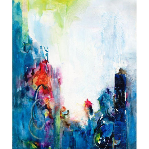Silent Dreams II Black Modern Wood Framed Art Print by Combs, Joyce