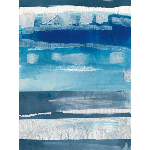 High Tide I White Modern Wood Framed Art Print by Combs, Joyce