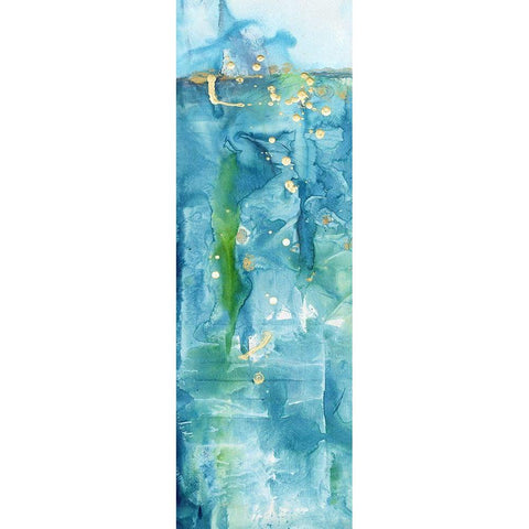 Cool Thoughts II White Modern Wood Framed Art Print by Combs, Joyce