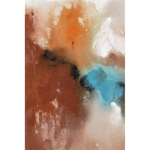 Affection I Black Modern Wood Framed Art Print by Combs, Joyce
